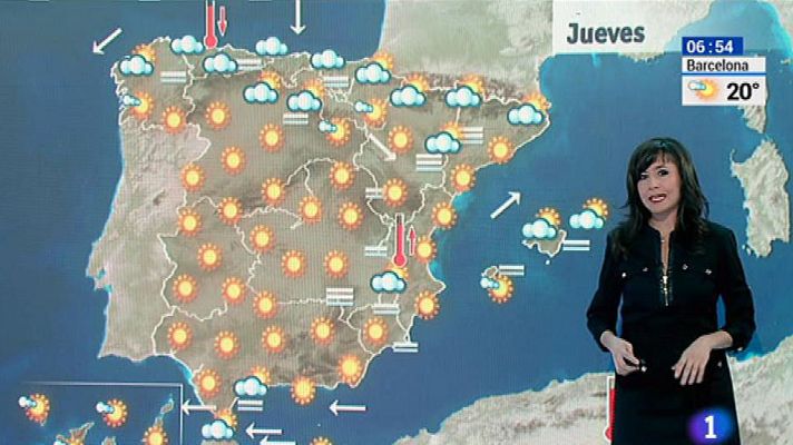 El tiempo - Tiempo estable y soleado con temperaturas veraniegas