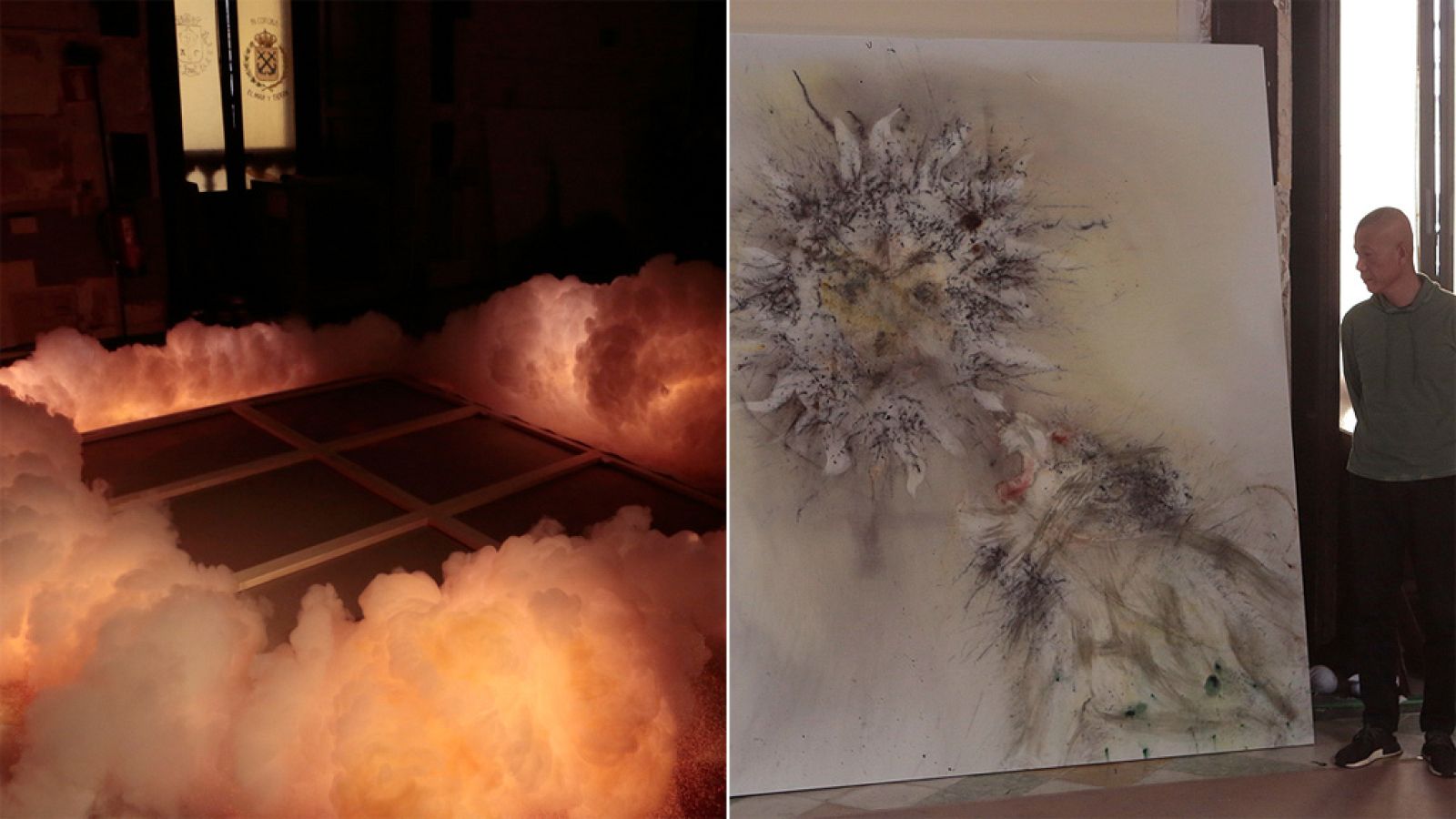 El proceso de trabajo con pólvora del artista chino Cai Guo-Qiang | Ver