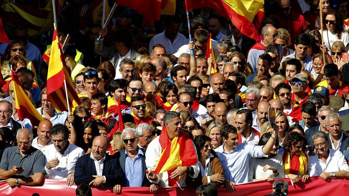 Telediario 1 - PP y Ciudadanos se han sumado a la convocatoria de SCC