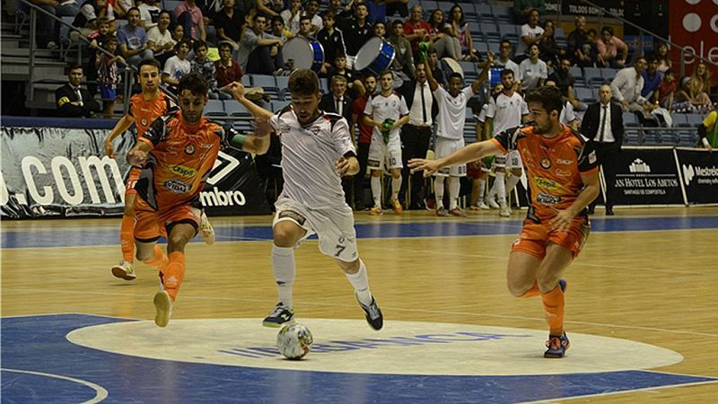 LNFS. Jornada 4. Santiago Futsal 2- 2 A.V. Ribera Navarra