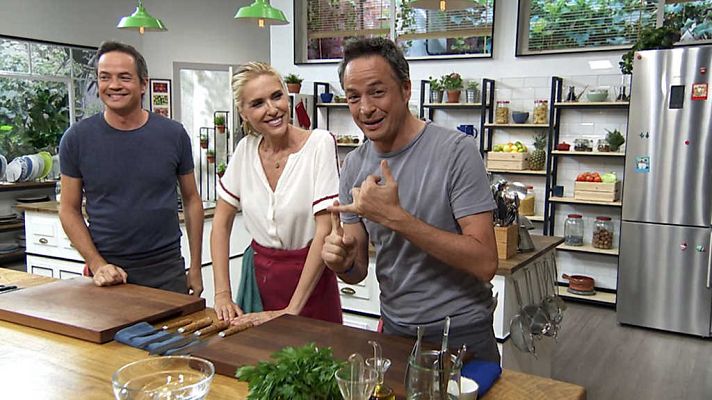 Torres en la cocina - Tagliatelle de tomate y dorada con calabaza