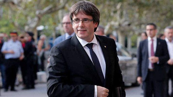Especiales informativos - Comparecencia de Carles Puigdemont (1)