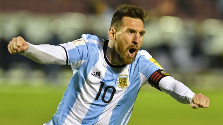Telediario 1 - Messi clasifica a Argentina para el Mundial