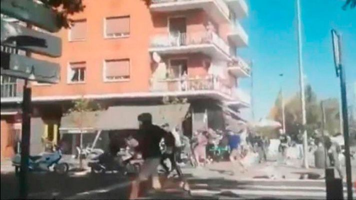  - Cuatro heridos, uno en la UCI, en una pelea de seguidores del Alavés y Racing