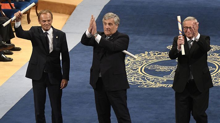 Premios Princesa de Asturias - Los líderes de la UE defienden el Estado de Derecho ante el desafío independentista
