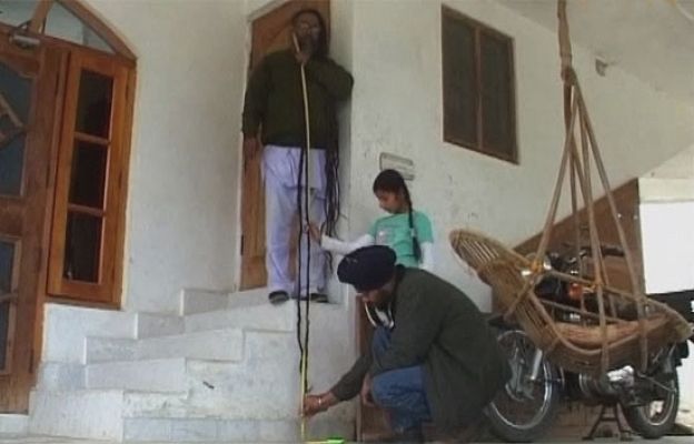  - 2,13 metros de barba