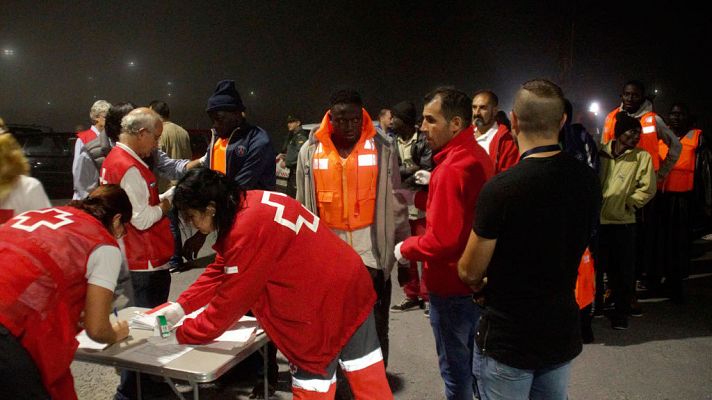 Telediario 1 - España es el tercer país de destino de las pateras