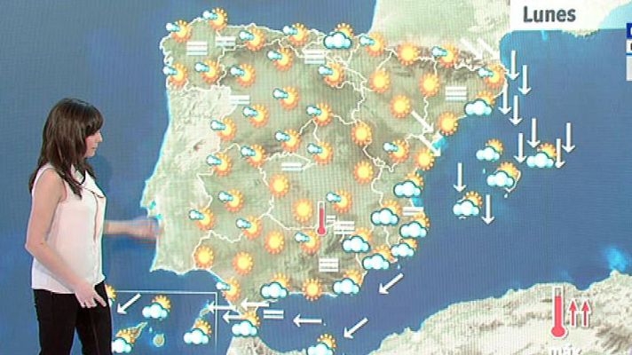 El tiempo - Cielo despejado con temperaturas en ascenso