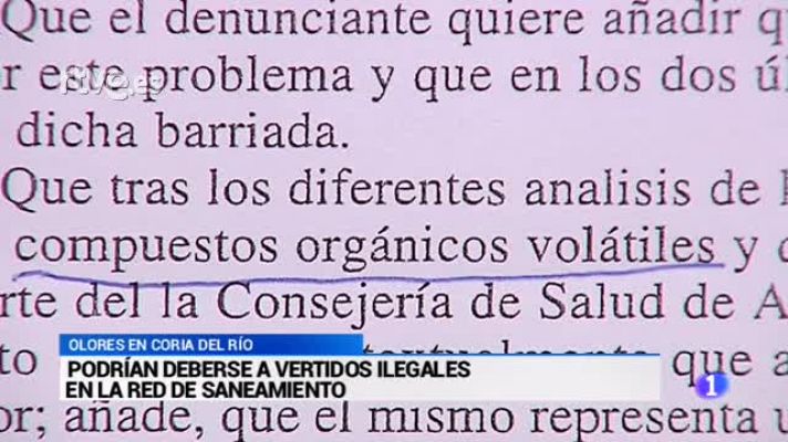  - Vecinos de Coria (Sevilla) denuncian olores insoportables