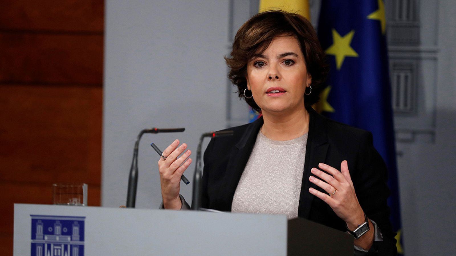 Sáenz de Santamaría asegura que el Govern tiene aún "una oportunidad" de evitar el 155