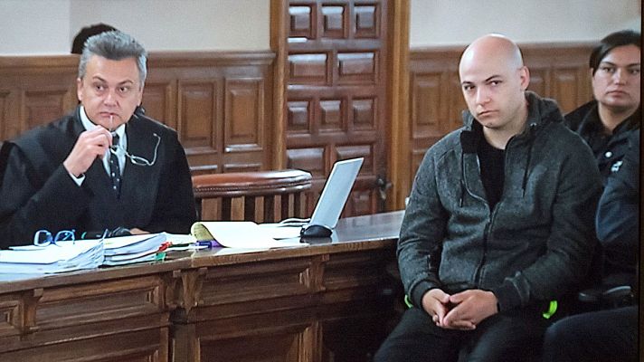 Telediario 1 - Sergio Morate se niega a declarar en el juicio por el doble crimen de Cuenca
