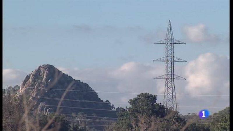 Obres de l'estesa elèctrica a Llucmajor.