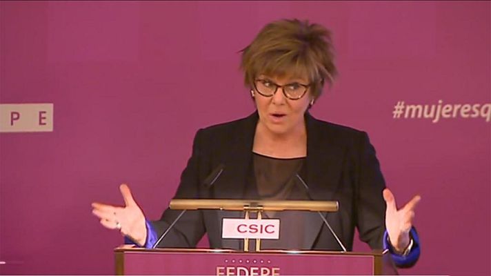 Telediario 1 - María Escario, premiada por el espacio 'Enfoque' del TD