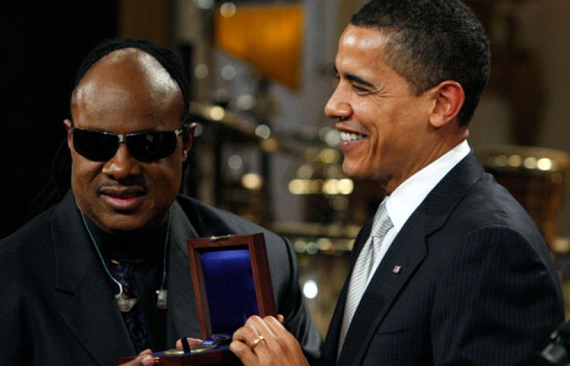 Obama homenajea a Stevie Wonder con el Premio Gershwin de la Biblioteca del Congreso