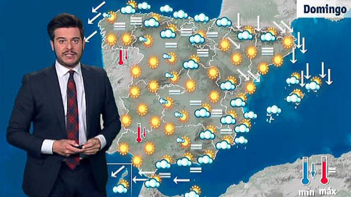 El tiempo - Cielos poco nubosos con algunas lluvias en el Cantábrico, Baleares y Levante