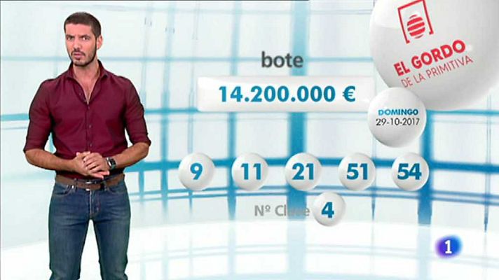 Loterías - El Gordo de la Primitiva - 29/10/17