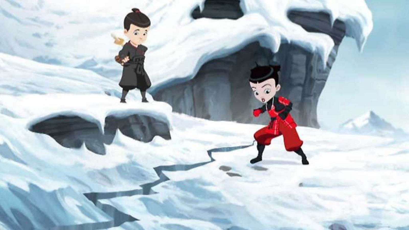 Como un día en la nieve - Los Mini Ninjas | Ver