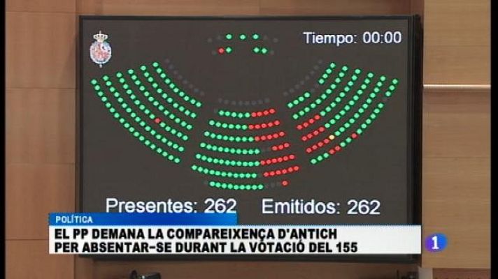 Informatiu Balear - Reaccions a la votació de l'article 155