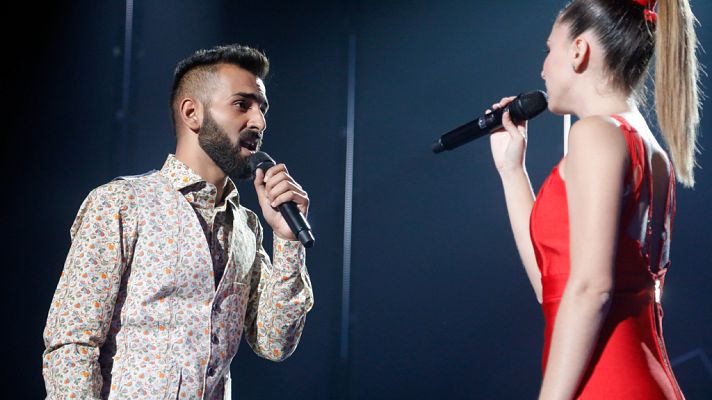 OT 2017 - Mireya y Juan Antonio cantan '¡Corre!' en la gala 1 de OT