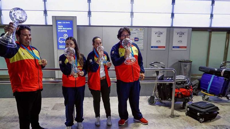 El equipo español de tiro regresa de Dubai con la intención de "tomar medidas" | Ver