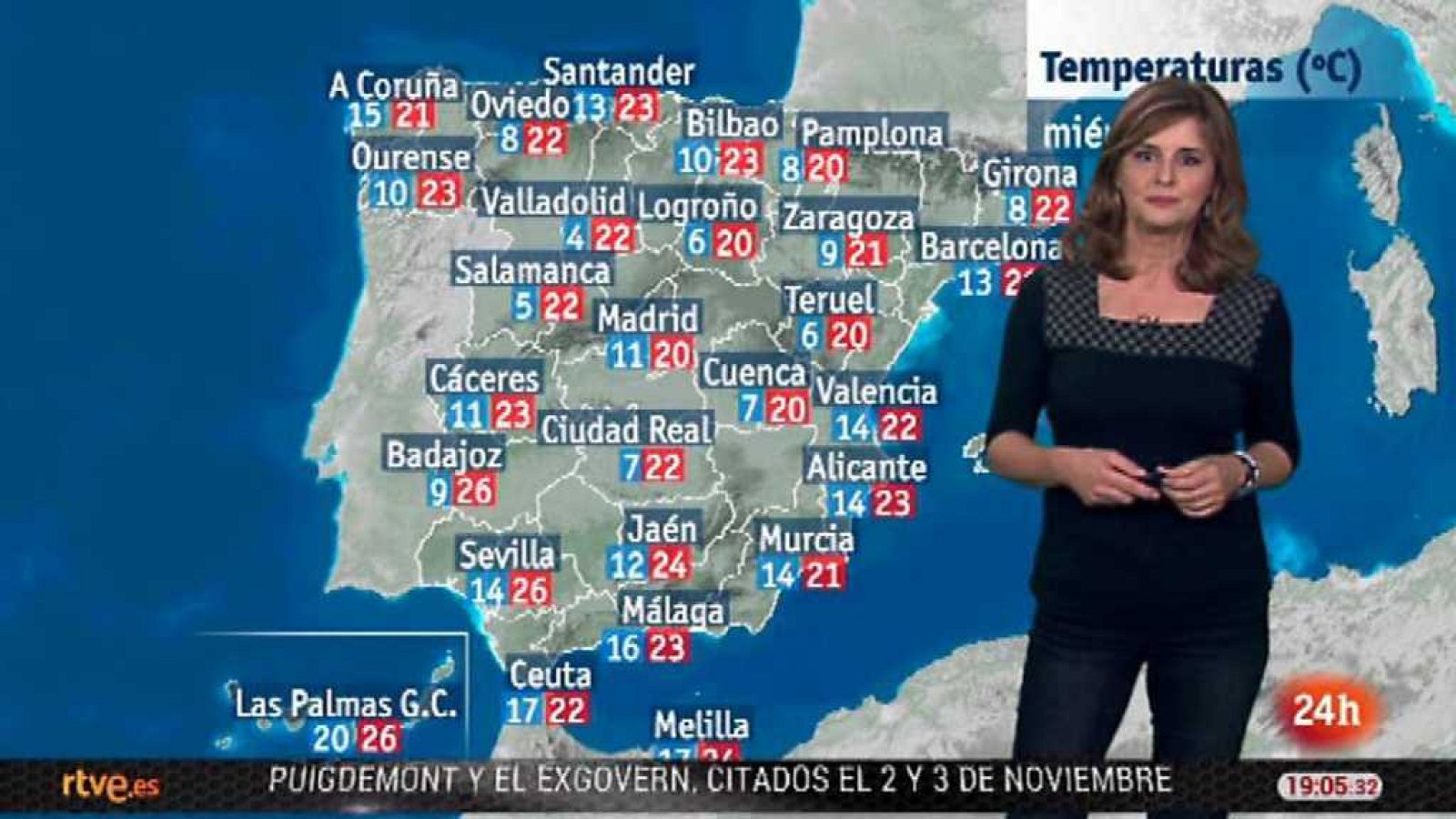 La tarde en 24 horas - El tiempo - 31/10/17 - ver ahora