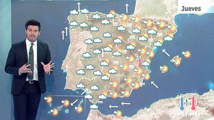 El tiempo - Lluvias en el oeste peninsular y aumento de la inestabilidad