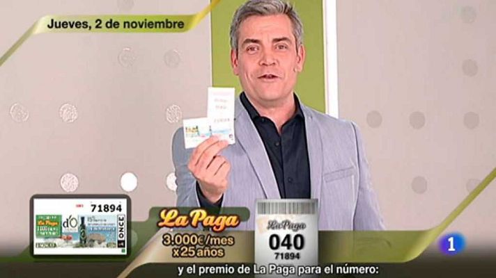 Sorteos ONCE - Sorteo ONCE - 02/11/17