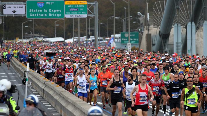 Telediario 1 - Kristine Switzer, protagonista del maratón con 70 años