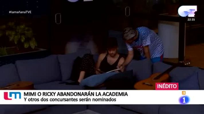 La mañana - Ricky y Agoney, más cerca cada día en la academia de OT