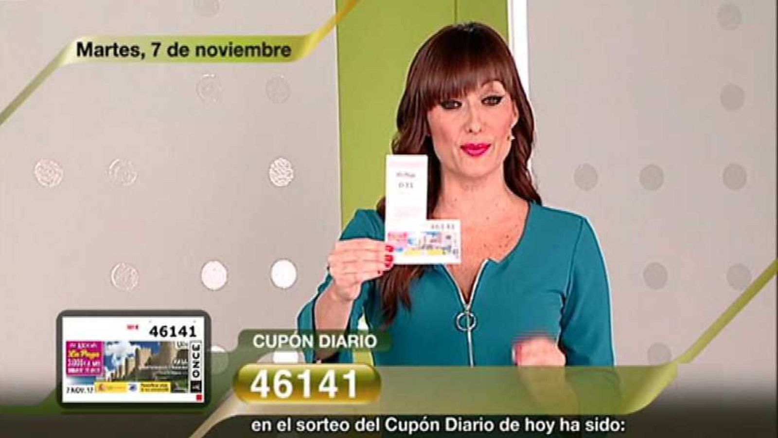 Sorteo ONCE - 07/11/17 - ver ahora