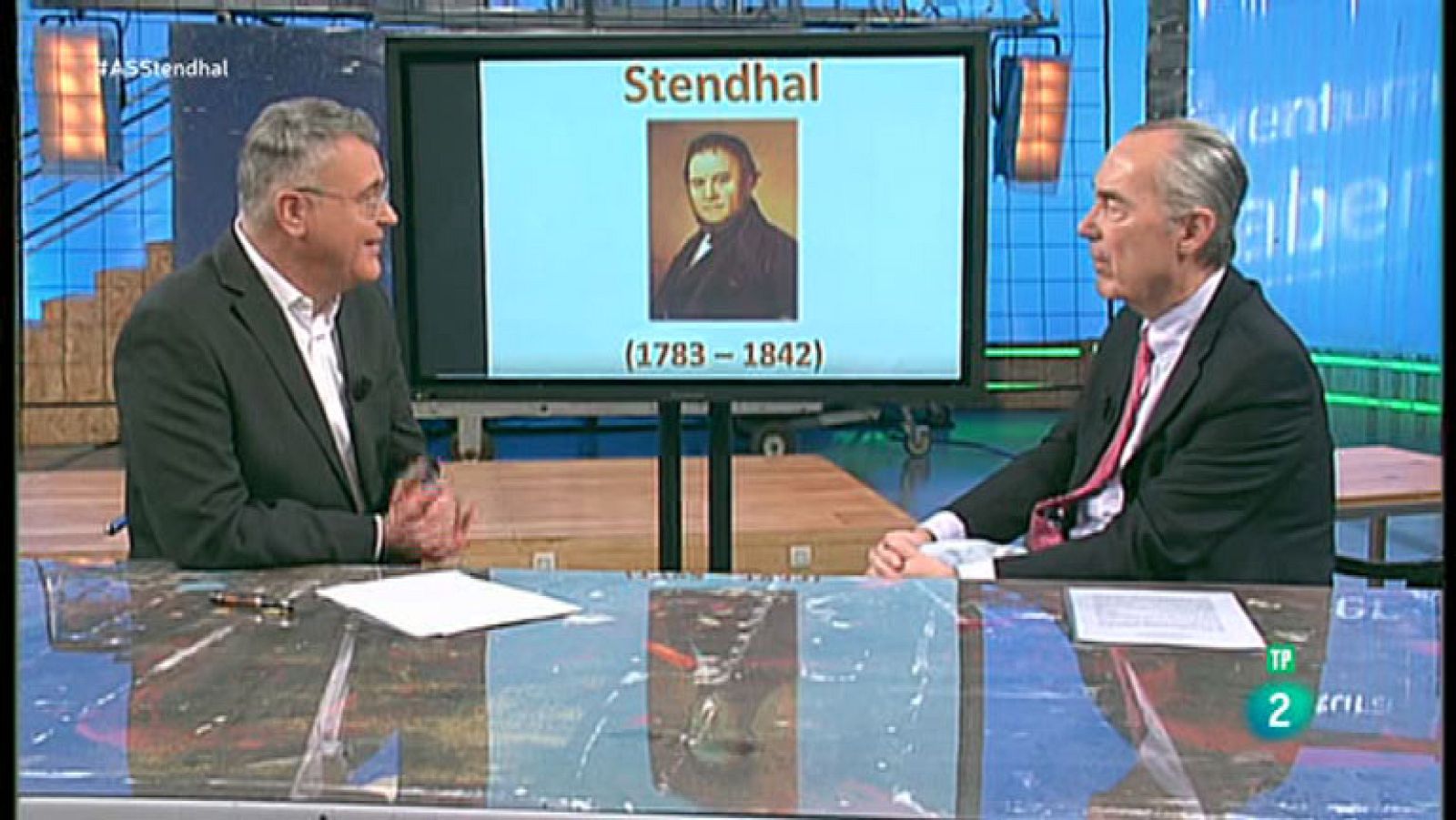 La Aventura del Saber. TVE. Luis Alberto de Cuenca. Stendhal