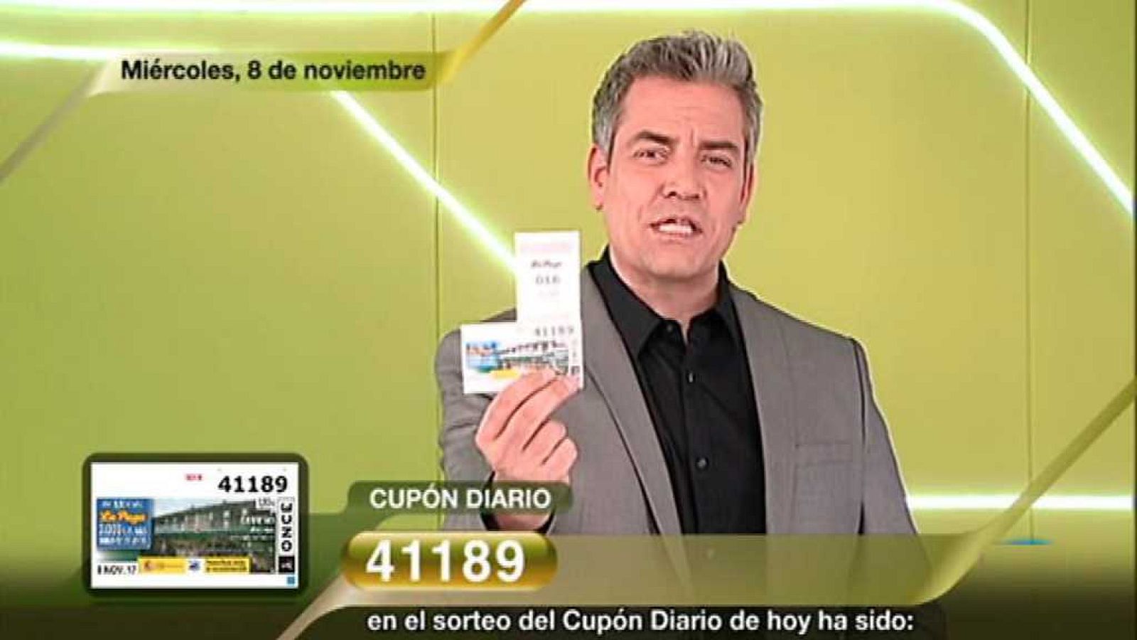 Sorteo ONCE - 08/11/17 - ver ahora