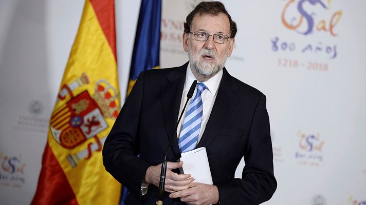 Telediario 1 - Rajoy confía en que tras el 21D haya una "situación de moderación y tranquilidad" en Cataluña