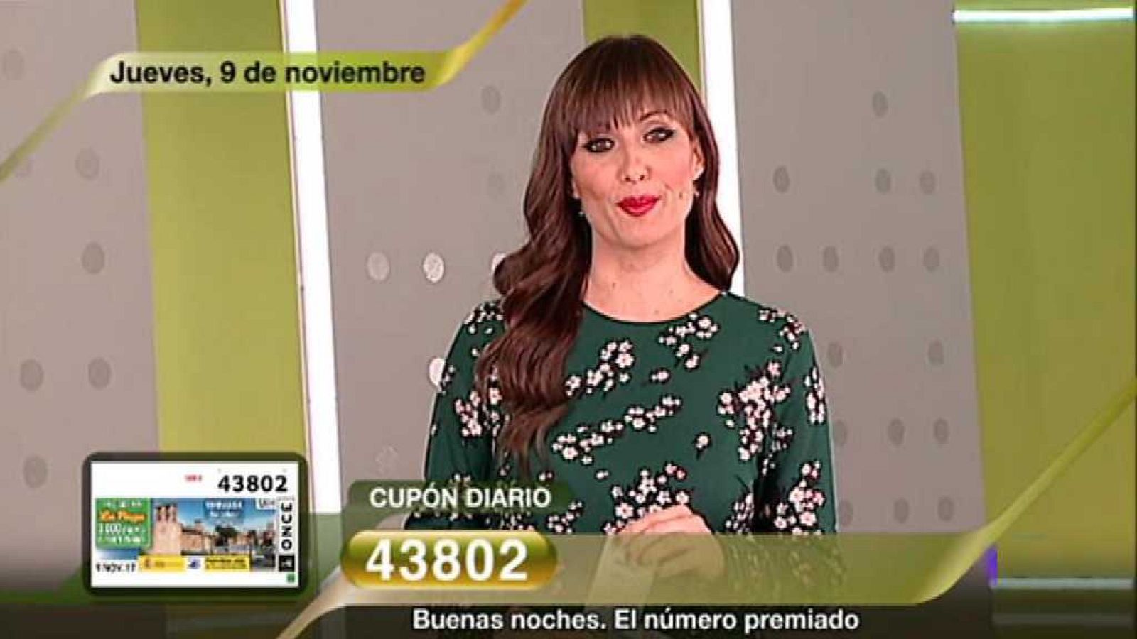 Sorteo ONCE - 09/11/17 - ver ahora