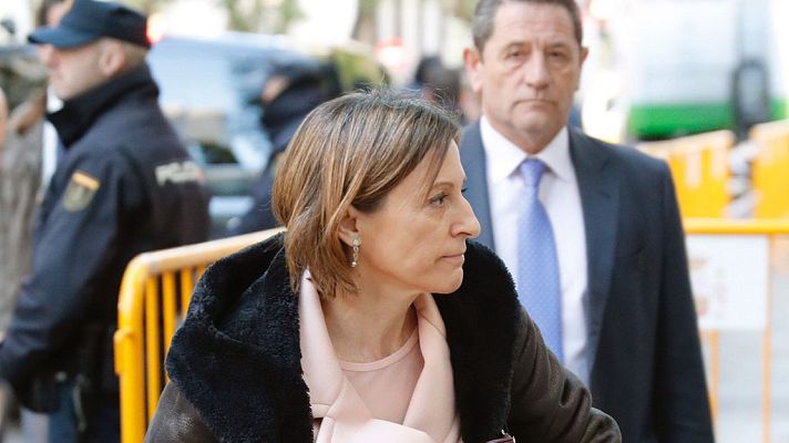 Telediario 1 - El juez señala la "actuación principal" y el "liderazgo" de Forcadell en el proceso independentista