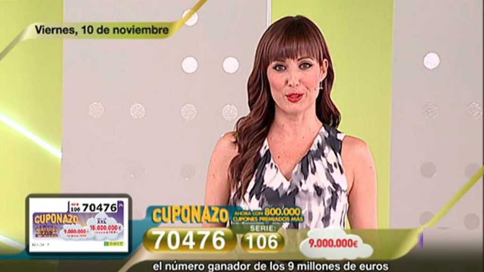 Sorteo ONCE - 10/11/17 - ver ahora