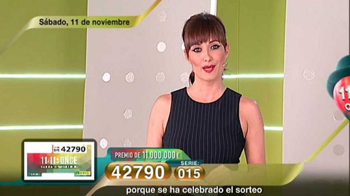 Sorteos ONCE - Sorteo ONCE - 11/11/17