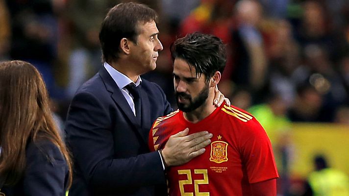 Telediario 1 - España aterriza en Moscú sin Isco