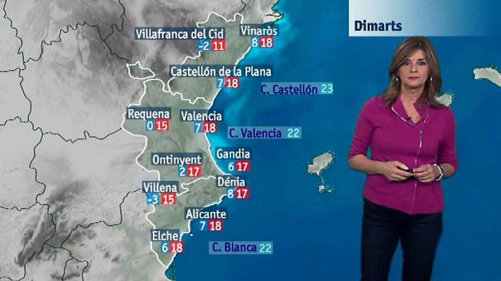 L'informatiu - Comunitat Valenciana - El tiempo en la Comunidad Valenciana - 13/11/17