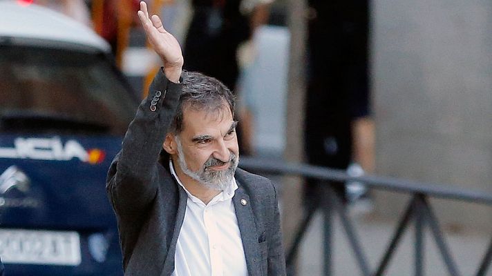 Telediario 1 - El líder de Òmnium, Jordi Cuixart, descarta sumarse a una lista electoral para el 21-D
