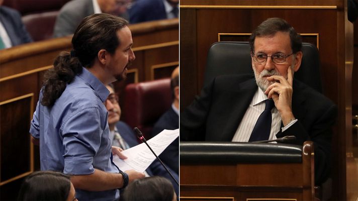 Informativo 24h - Rirrifafe entre Iglesias y Rajoy por la presunta financiación ilegal de sus partidos
