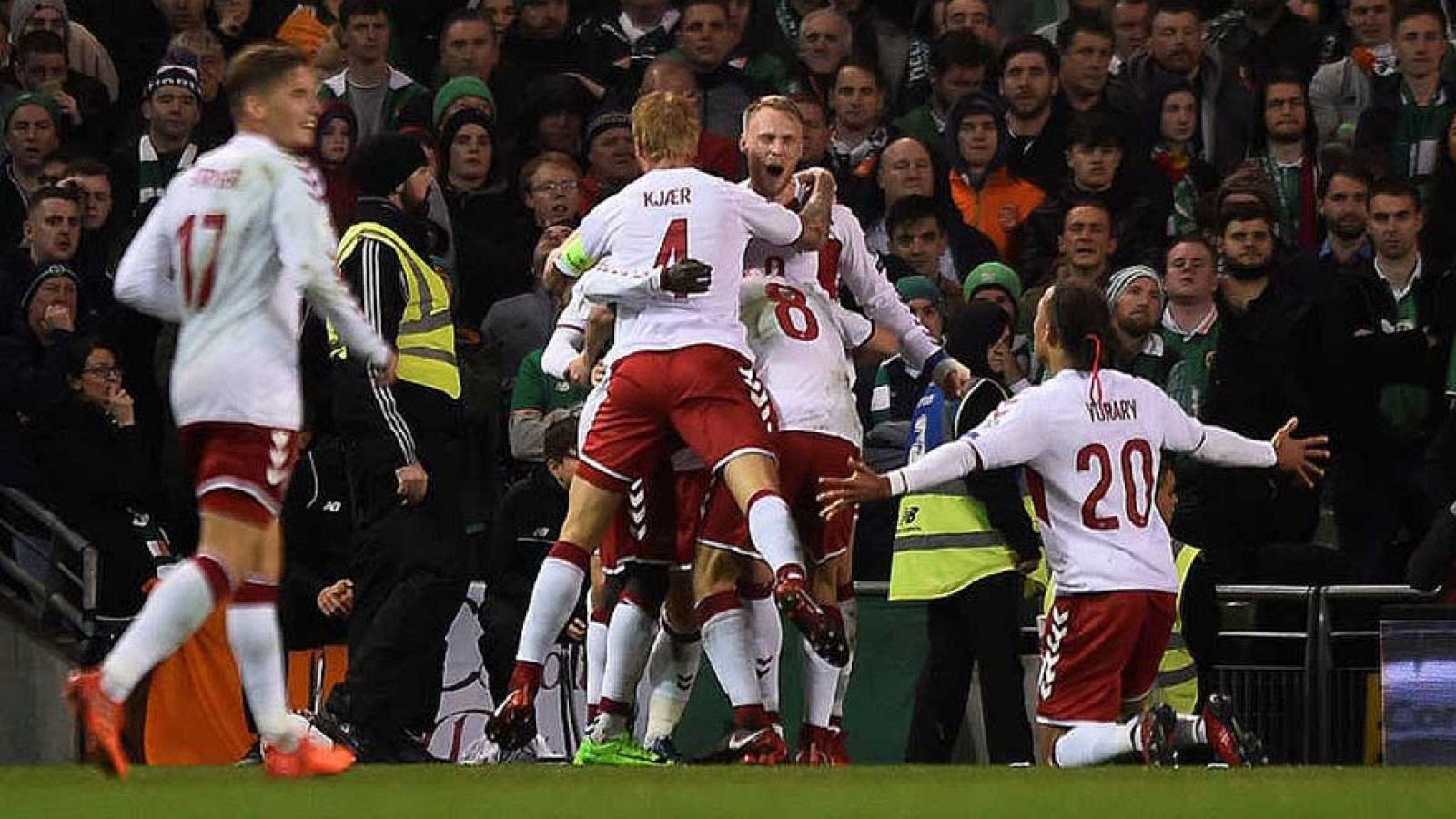 Dinamarca golea en Dublín y se lleva el billete para Rusia | Ver