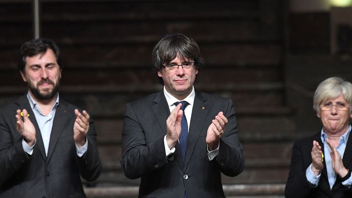 Telediario 1 - La Fiscalía belga solicita a Lamela información sobre las cárceles españolas de cara a la declaración de Puigdemont