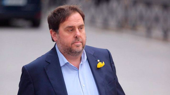 Telediario 1 - Junqueras a la juez: "Soy creyente y estoy en contra de cualquier violencia"