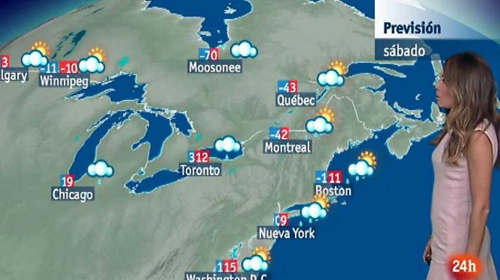 La tarde en 24h - El tiempo - 17/11/17