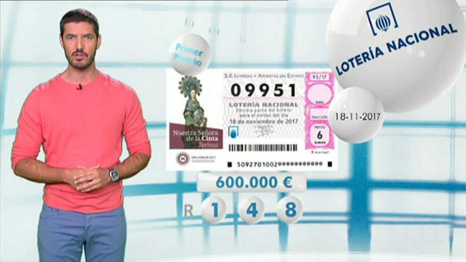 Lotería Nacional - 18/11/17 - ver ahora