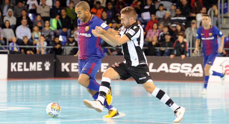  - LNFS. Jornada 11. Barcelona Lassa 4-0 Levante UD. Resumen