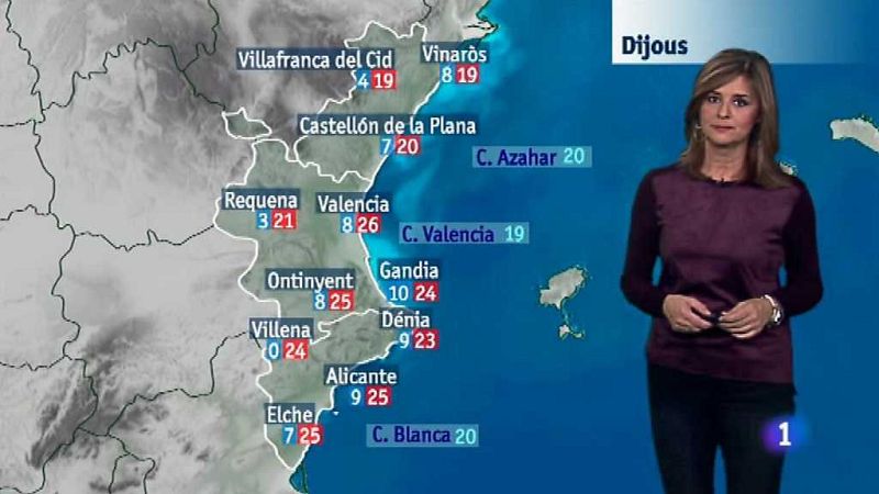 El tiempo en la Comunidad Valenciana - 22/11/17 - ver ahora