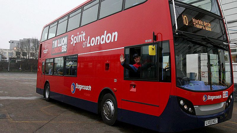 Los autobuses de Londres cambian el gasoil por café