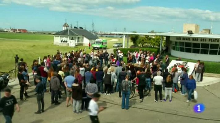 Telediario 1 - La Armada argentina confirma que hubo una explosión en el submarino desaparecido